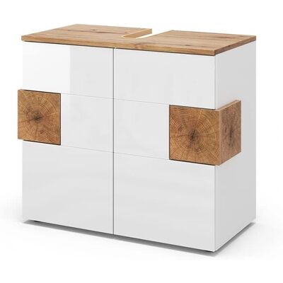 Vicco Eden Meuble de salle de bain - Design bicolore durable - Publicité Vicco Eden Meuble de salle de bain - Design bicolore durable - Publicité