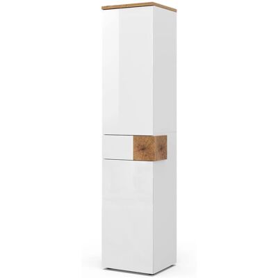 Armoire de bain Eden Blanc brillant - Meuble de salle de bain - Publicité Armoire de bain Eden Blanc brillant - Meuble de salle de bain - Publicité
