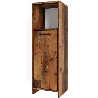 Armario de baño Kiko de roble rústico Vicco - Mueble de almacenamiento Armario de baño Kiko de roble rústico Vicco - Mueble de almacenamiento