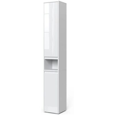Vicco Majest Armario de Baño Blanco - 30.2x191.5cm Almacenamiento Vicco Majest Armario de Baño Blanco - 30.2x191.5cm Almacenamiento