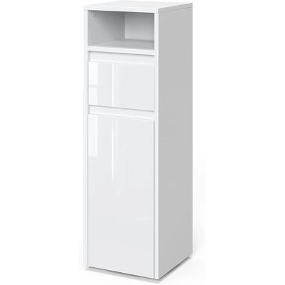 Armario de almacenamiento de baño Vicco Majest - Blanco - Muebles de baño Armario de almacenamiento de baño Vicco Majest - Blanco - Muebles de baño