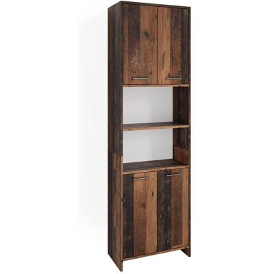 Armario de baño Vicco Maris roble rústico - 56.1 x 190 cm Armario de baño Vicco Maris roble rústico - 56.1 x 190 cm