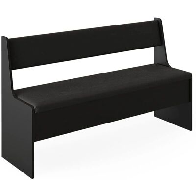 Banquette Roman Vicco - Noir - 136.6x41.5cm - Publicité Banquette Roman Vicco - Noir - 136.6x41.5cm - Publicité