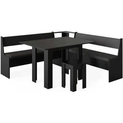 Ensemble de salle à manger d'angle Vicco Roman - Rangement, Table extensible - Publicité Ensemble de salle à manger d'angle Vicco Roman - Rangement, Table extensible - Publicité