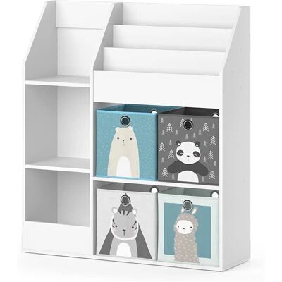 Estantería Luigi Vicco - Amigable para niños, Fácil de mantener, Amplio espacio - Estantería Estantería Luigi Vicco - Amigable para niños, Fácil de mantener, Amplio espacio - Estantería