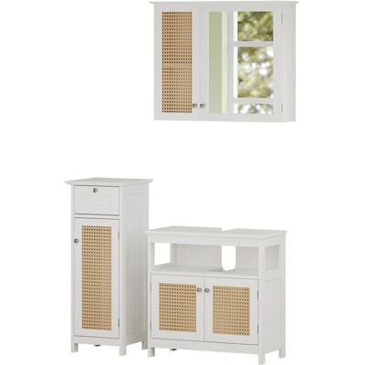 Conjunto de Muebles de Baño Vicco - Blanco - 3 Piezas Conjunto de Muebles de Baño Vicco - Blanco - 3 Piezas