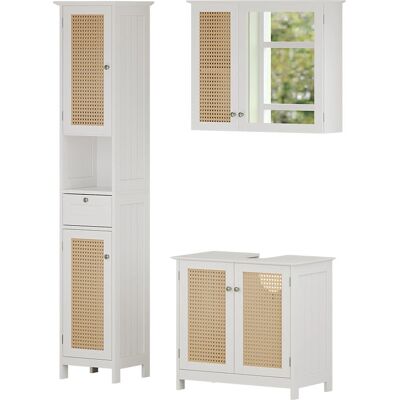 Conjunto de Muebles de Baño Vicco Rosario - Blanco Conjunto de Muebles de Baño Vicco Rosario - Blanco
