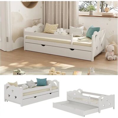 Vicco Cama infantil Jessica - Ahorra espacio, Bambú, 80x160 cm Vicco Cama infantil Jessica - Ahorra espacio, Bambú, 80x160 cm