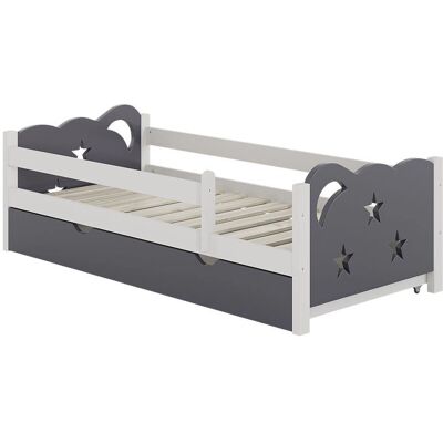 Livinity Cama Infantil Jessica - Ahorro de espacio, 80x160cm, con cajón Livinity Cama Infantil Jessica - Ahorro de espacio, 80x160cm, con cajón