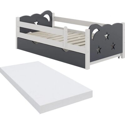 Cama Infantil Jessica de Livinity - Cajón de ahorro de espacio - Cama infantil Cama Infantil Jessica de Livinity - Cajón de ahorro de espacio - Cama infantil