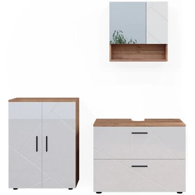 Conjunto de muebles de baño Vicco Irma - 3 piezas Conjunto de muebles de baño Vicco Irma - 3 piezas