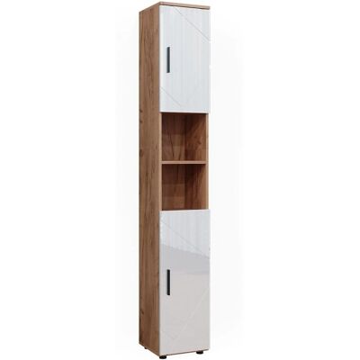 Armario de baño Vicco Irma - Estantes ajustables, 30x192 cm, Madera Armario de baño Vicco Irma - Estantes ajustables, 30x192 cm, Madera