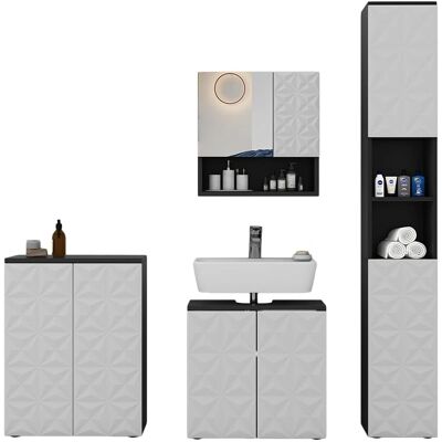 Conjunto de Muebles de Baño Vicco Edge - 4 Piezas Conjunto de Muebles de Baño Vicco Edge - 4 Piezas