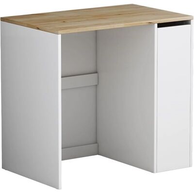 Ok-living Viktor Armario para Lavadora - Mueble de Baño Moderno con 3 Compartimentos Ok-living Viktor Armario para Lavadora - Mueble de Baño Moderno con 3 Compartimentos