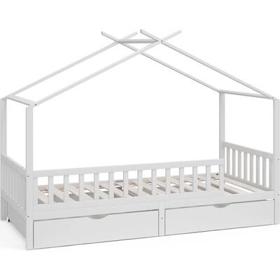 Cama infantil Franka Livinity - Diseño de casa personalizable - 90x200 cm Cama infantil Franka Livinity - Diseño de casa personalizable - 90x200 cm