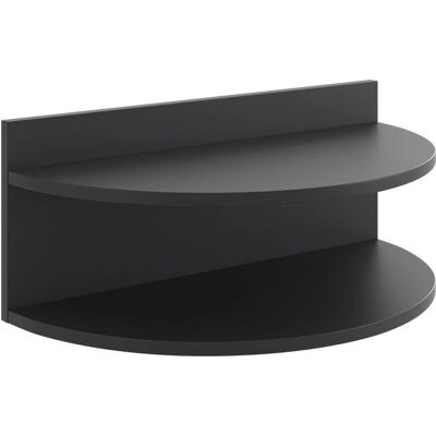 Mesilla de noche Axel - Elegante con 2 estantes, Negro - Vicco Mesilla de noche Axel - Elegante con 2 estantes, Negro - Vicco