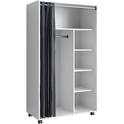 Armoire Vicco - Blanc, 100x168cm - Publicité Armoire Vicco - Blanc, 100x168cm - Publicité