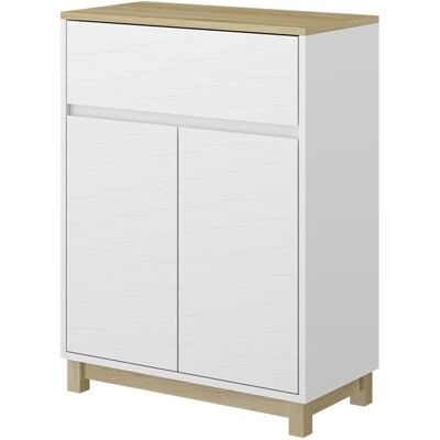 Vichy Regal Armoire Moyenne Livia - Blanc/Bois Meuble de Salle de Bain - Publicité Vichy Regal Armoire Moyenne Livia - Blanc/Bois Meuble de Salle de Bain - Publicité