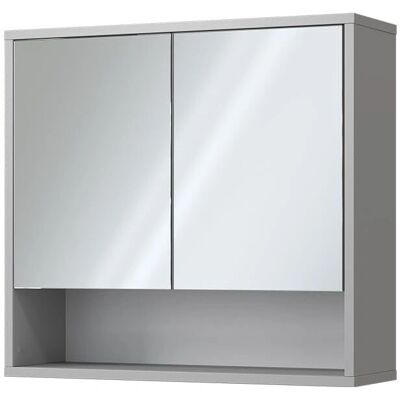 Armario con Espejo de Baño Vicco Eliza - Gris Armario con Espejo de Baño Vicco Eliza - Gris