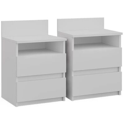 Mesitas de noche blancas Vicco Monty - Mesita Mesitas de noche blancas Vicco Monty - Mesita