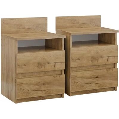Mesilla de noche Monty Roble Dourado - Nightstand Mesilla de noche Monty Roble Dourado - Nightstand