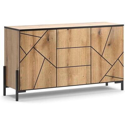 Vicco Modelo Hatto - Aparador Marrón - Mueble de almacenamiento versátil Vicco Modelo Hatto - Aparador Marrón - Mueble de almacenamiento versátil