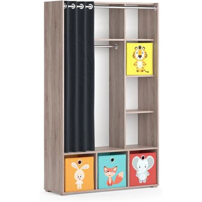 Armario infantil Vicco Luigi con cajas plegables - Almacenaje en habitación infantil Armario infantil Vicco Luigi con cajas plegables - Almacenaje en habitación infantil