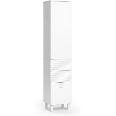Armario Alto de Baño Blanco Vicco Sola - Organizador de Almacenamiento Armario Alto de Baño Blanco Vicco Sola - Organizador de Almacenamiento