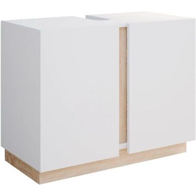 Meuble de salle de bain Vicco Gloria - Élégant, Blanc, 70.4x55.5cm - Publicité Meuble de salle de bain Vicco Gloria - Élégant, Blanc, 70.4x55.5cm - Publicité