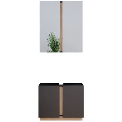 Conjunto de Muebles de Baño Vicco Gloria - Antracita Conjunto de Muebles de Baño Vicco Gloria - Antracita