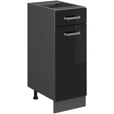 Meuble de Cuisine Vicco R-Line - Ajustable, Noir Brillant - 30cm - Publicité Meuble de Cuisine Vicco R-Line - Ajustable, Noir Brillant - 30cm - Publicité