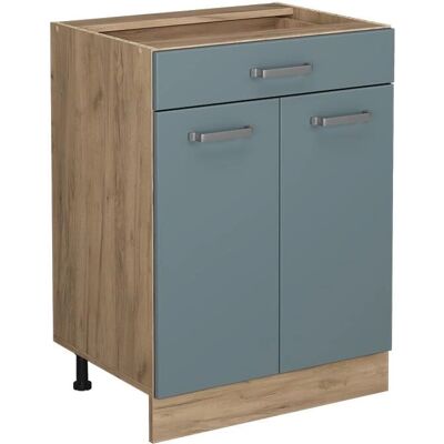 Meuble de cuisine Vicco R-Line - Bleu gris - 60 cm - Publicité Meuble de cuisine Vicco R-Line - Bleu gris - 60 cm - Publicité