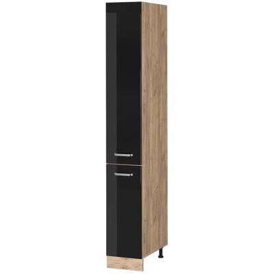 Armario R-Line Vicco - 30cm Negro Brillo - Almacenamiento de Cocina Armario R-Line Vicco - 30cm Negro Brillo - Almacenamiento de Cocina