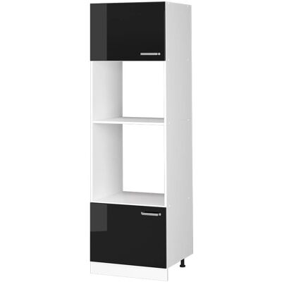 Armoire micro-ondes Vicco R-Line - Noir brillant, 60cm - Publicité Armoire micro-ondes Vicco R-Line - Noir brillant, 60cm - Publicité
