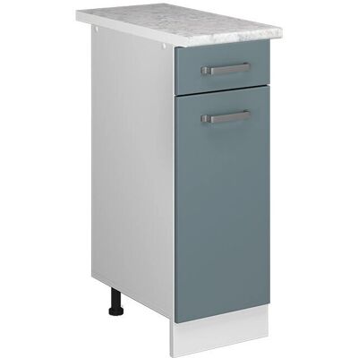 Vicco Modelo R-Line Mueble Bajo de Cocina - Gris Azulado - 30cm Vicco Modelo R-Line Mueble Bajo de Cocina - Gris Azulado - 30cm