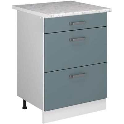 Vicco Armario de cocina - Azul grisáceo - 60cm Vicco Armario de cocina - Azul grisáceo - 60cm