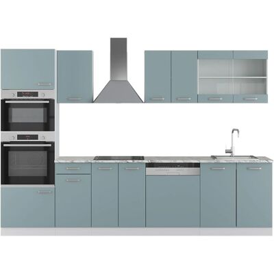 Muebles de cocina Vicco R-Line - Diseño modular, 300cm, Gris azulado - Muebles de cocina Muebles de cocina Vicco R-Line - Diseño modular, 300cm, Gris azulado - Muebles de cocina