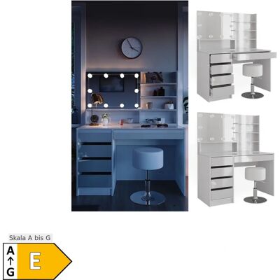 Vicco Sherry Weiß LED Schminktisch Vicco Sherry Weiß LED Schminktisch