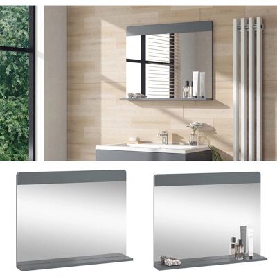 Vicco Izan Badezimmerspiegel - Platzsparend, Regal, Naturglas Vicco Izan Badezimmerspiegel - Platzsparend, Regal, Naturglas