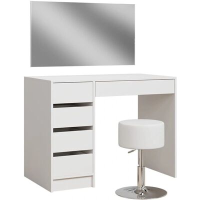 Vicco Thalia Schminktisch - Weiß, 100 cm, mit Hocker Vicco Thalia Schminktisch - Weiß, 100 cm, mit Hocker
