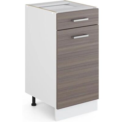 Mueble universal Vicco R-Line - Gris/Blanco, 40cm, Cajón, Sin Encimera Mueble universal Vicco R-Line - Gris/Blanco, 40cm, Cajón, Sin Encimera