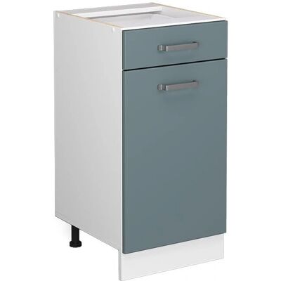 Mueble bajo universal Vicco R-Line - Gris azulado/Blanco - 40cm - Mueble Mueble bajo universal Vicco R-Line - Gris azulado/Blanco - 40cm - Mueble