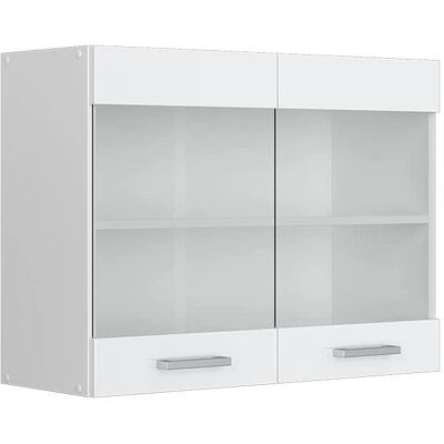 Armario Colgante Vicco R-Line Blanco Alto Brillo - Mueble de Pared Armario Colgante Vicco R-Line Blanco Alto Brillo - Mueble de Pared