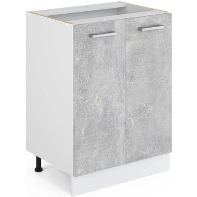 Vicco Mueble bajo universal R-Line - Puertas, Hormigón - Armario Vicco Mueble bajo universal R-Line - Puertas, Hormigón - Armario