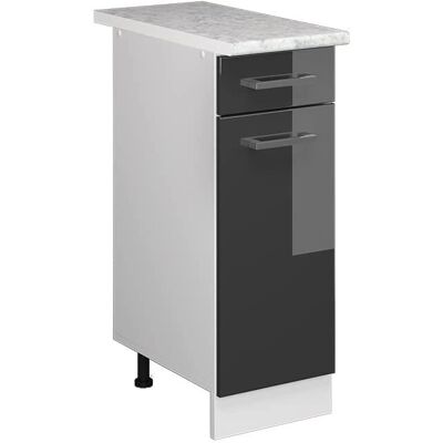 Gabinete universal Vicco R-Line - Antracita, Blanco - 30cm - Mueble de almacenamiento Gabinete universal Vicco R-Line - Antracita, Blanco - 30cm - Mueble de almacenamiento