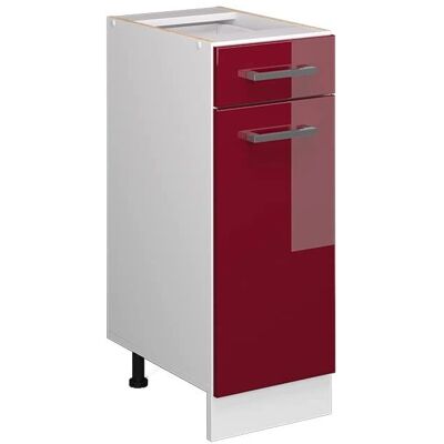 Gabinete de almacenamiento Vicco R-Line - Universal, 30cm, Rojo Burdeos Gabinete de almacenamiento Vicco R-Line - Universal, 30cm, Rojo Burdeos