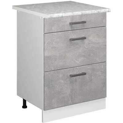 Vicco Mueble bajo universal R-Line - Hormigón - 60 cm - Muebles Vicco Mueble bajo universal R-Line - Hormigón - 60 cm - Muebles
