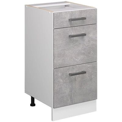 Vicco Mueble bajo universal R-Line - Blanco - 40cm - Mueble de almacenamiento Vicco Mueble bajo universal R-Line - Blanco - 40cm - Mueble de almacenamiento