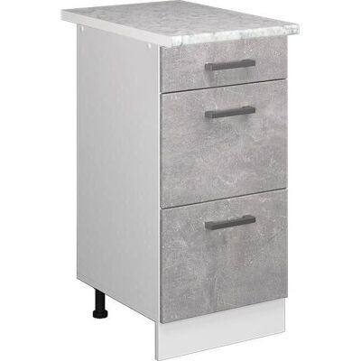 Mueble universal Vicco R-Line - Hormigón/Blanco - 40cm Mueble universal Vicco R-Line - Hormigón/Blanco - 40cm