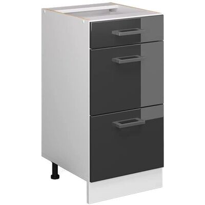 Mueble bajo universal Vicco - Blanco alto brillo 40cm Mueble bajo universal Vicco - Blanco alto brillo 40cm
